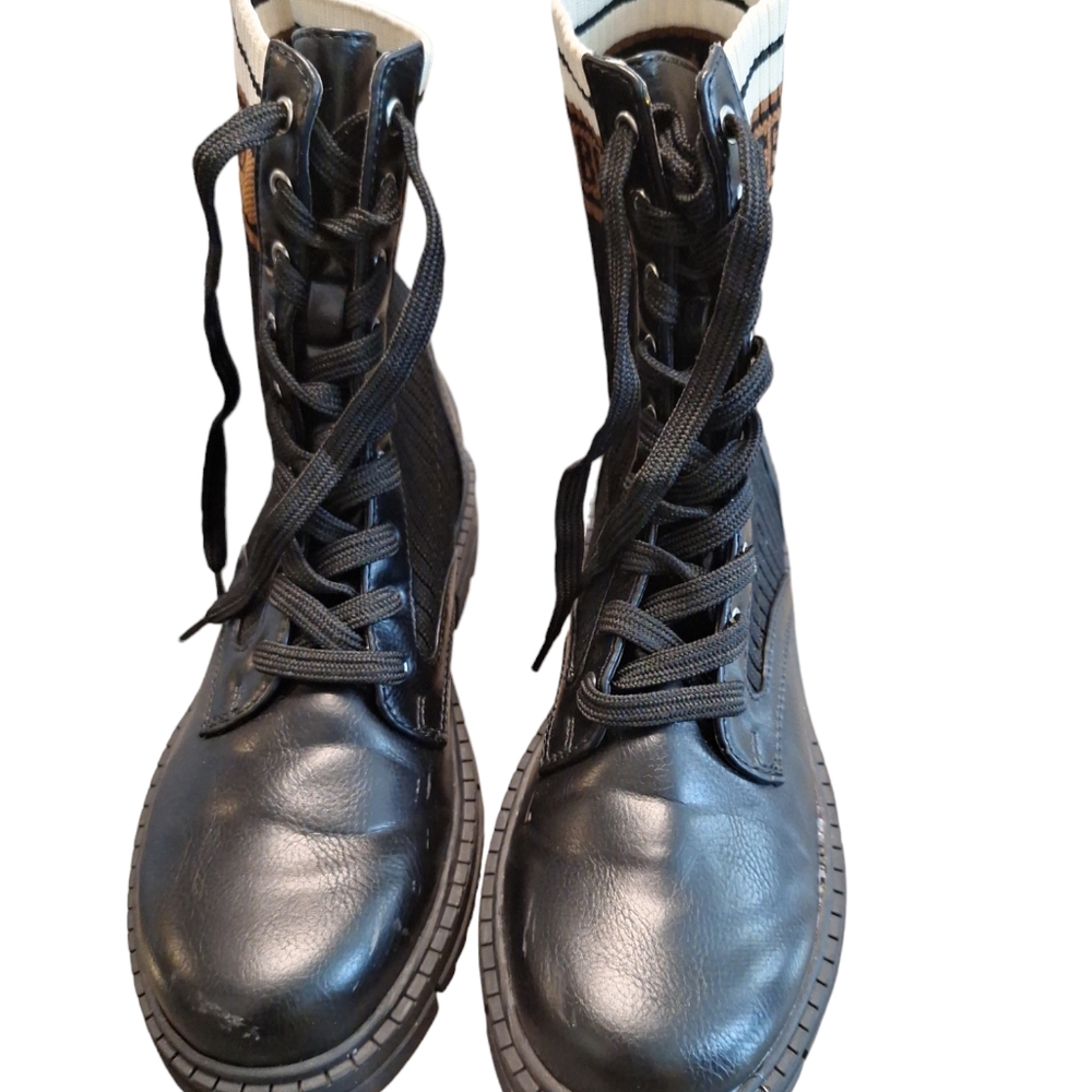 BCB Generation Black Booties Size 7